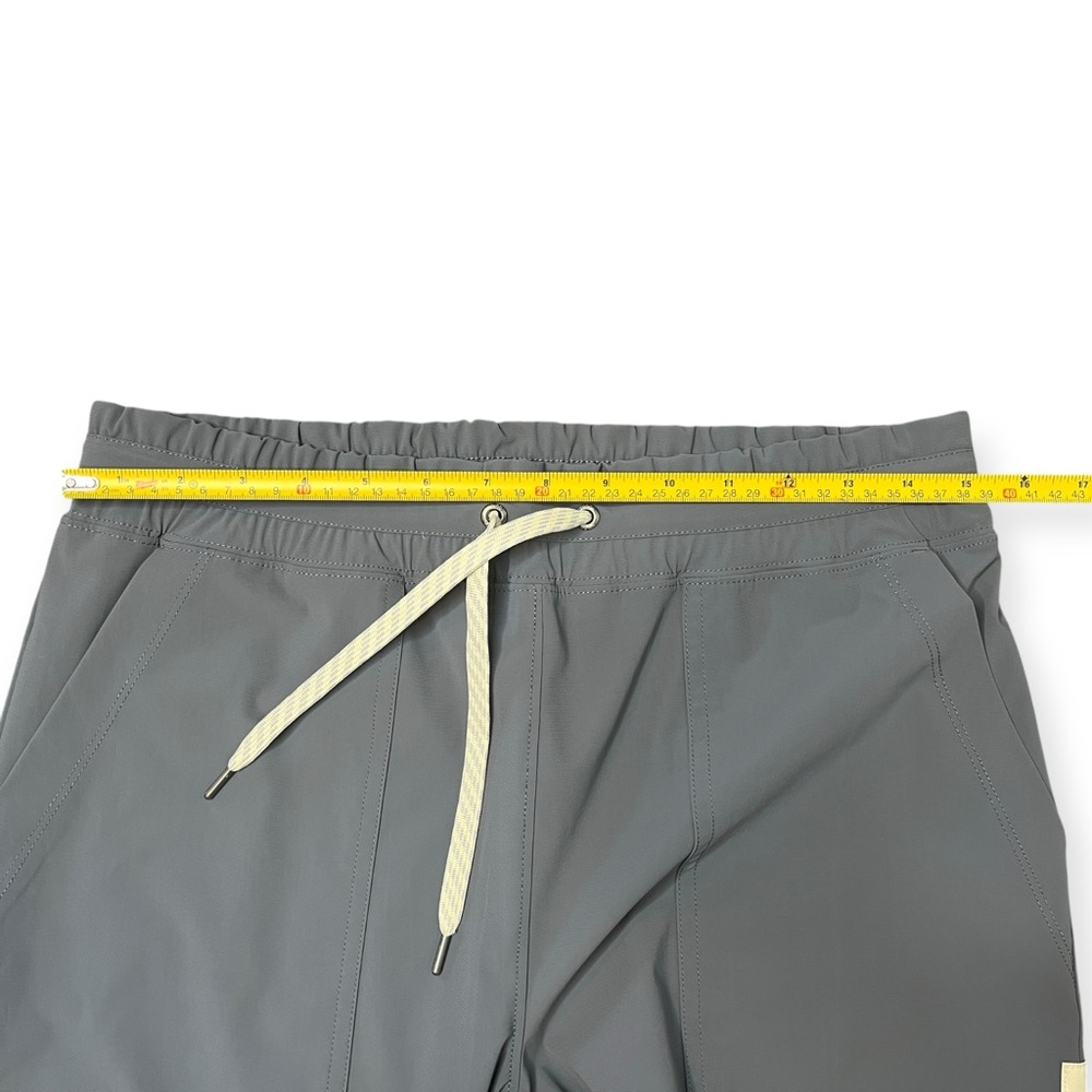 Vuori Miles Jogger Women’s Medium Blue Grey Adjustable Waist Ankle Pants - Picture 7 of 13